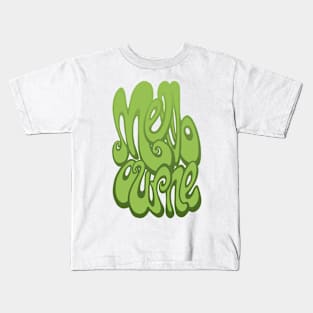 Melbourne Lettering - Green Kids T-Shirt